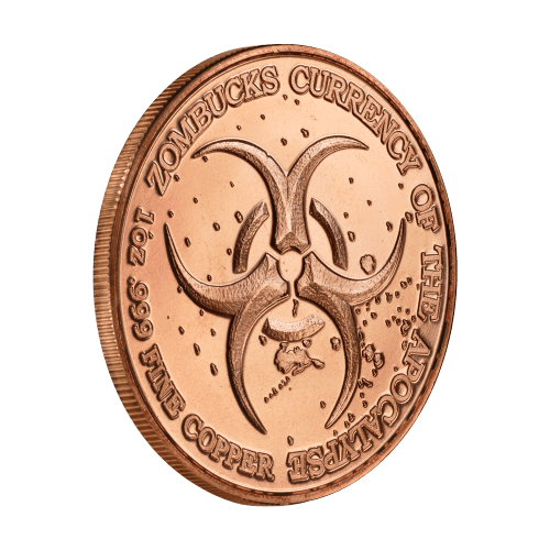 1 oz Zombucks World: Kookaburied Copper Round | Sunshine Minting