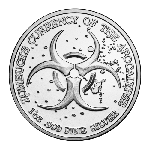 1 oz Zombucks World: Kookaburied Silver Round | Sunshine Minting