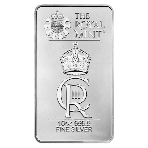 10 oz Royal Celebration Silver Bar | The Royal Mint