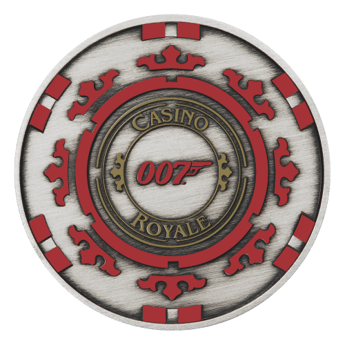 Pièce 1 once d'argent vieilli Jeton casino James Bond Casino Royale 2023 | Monnaie de Perth