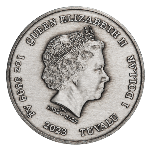 Pièce 1 once d'argent vieilli Jeton casino James Bond Casino Royale 2023 | Monnaie de Perth