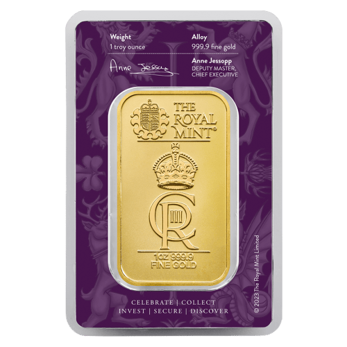 Lingot 1 once d'or Célébration royale | La Monnaie royale