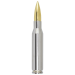 Set of 4 x Gold and Rhodium Plated Silver Bullet Set with Box | Silvertowne Mint