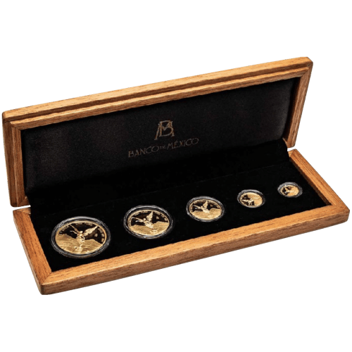 Set of 5 x 2023 Mexican Libertad Proof Gold Coins | Mexican Mint
