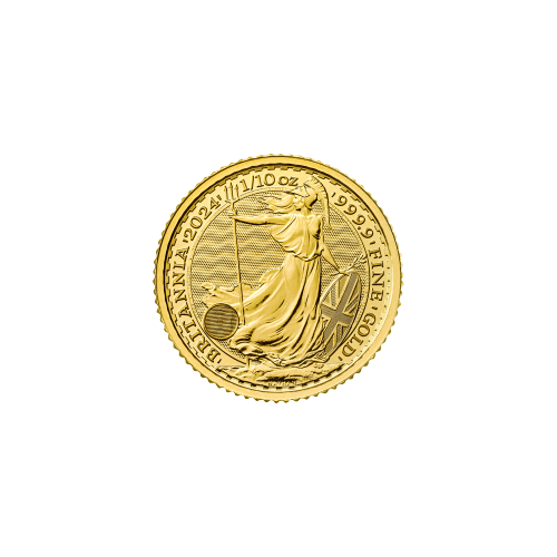 1/10 oz 2024 Britannia Gold Coin | The Royal Mint
