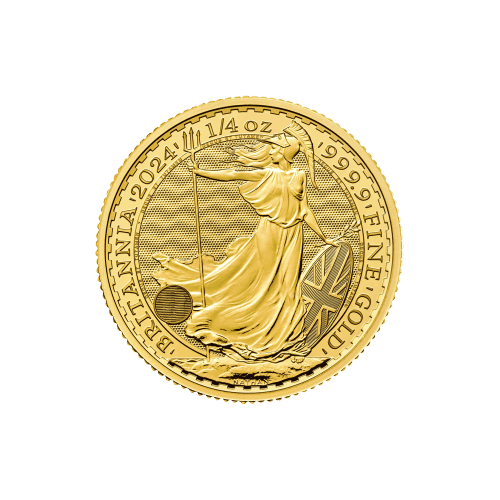 Pièce 1/4 once d'or Britannia 2024 | La Monnaie royale