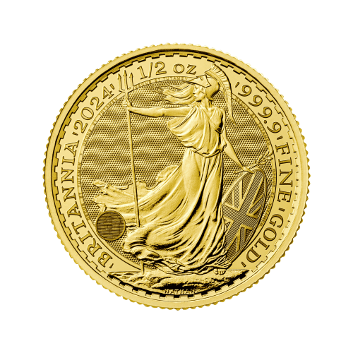 1/2 oz 2024 Britannia Gold Coin | The Royal Mint