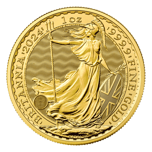 Pièce 1 once d'or Britannia 2024 | La Monnaie royale