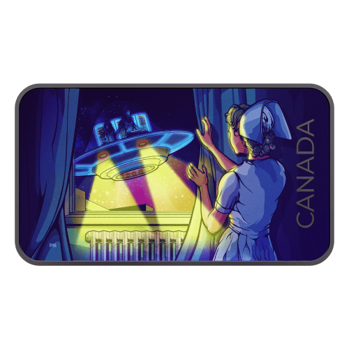 1 oz 2023 Canadas Unexplained Phenomena: The Duncan Incident Silver Coin | Royal Canadian Mint