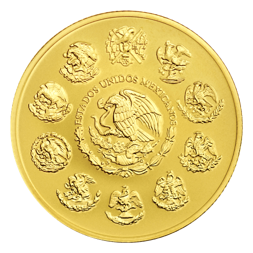 Pièce 1 once d'or Épreuve numismatique inverse Libertad mexicaine 2023 | Monnaie mexicaine
