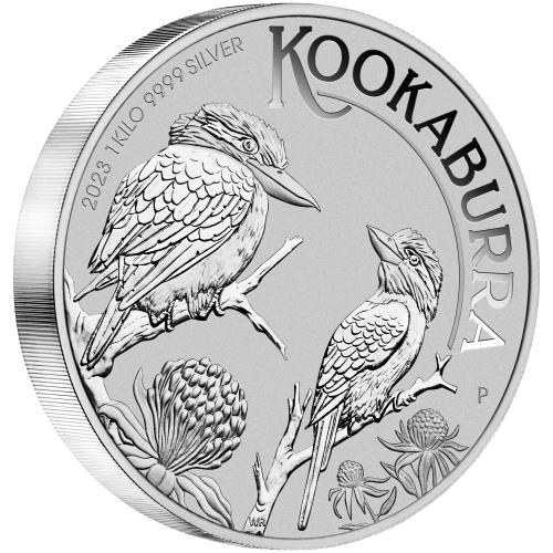 Pièce 1 kilo d'argent Kookaburra australien 2023 | Monnaie de Perth