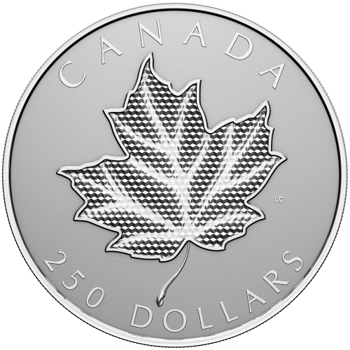 1 kilo 2024 Pulsating Maple Leaf Silver Coin | Royal Canadian Mint