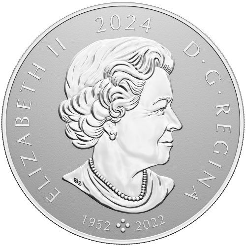 1 kilo 2024 Pulsating Maple Leaf Silver Coin | Royal Canadian Mint
