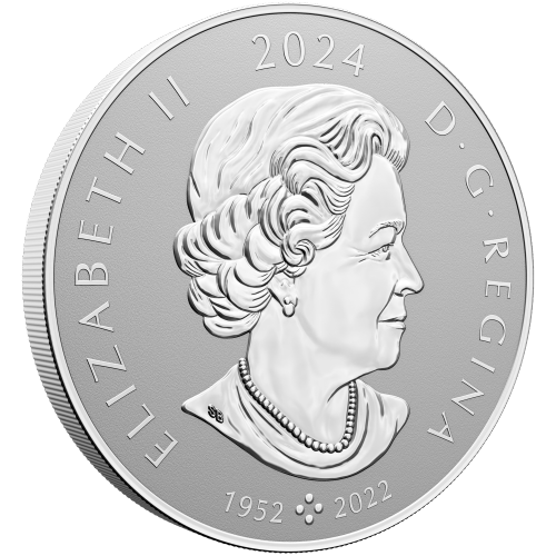 1 kilo 2024 Pulsating Maple Leaf Silver Coin | Royal Canadian Mint