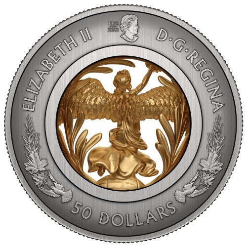 Pièce 5 onces d'argent Allégorie de la Paix 2023 | Monnaie royale canadienne