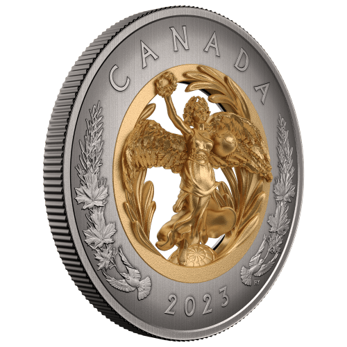 Pièce 5 onces d'argent Allégorie de la Paix 2023 | Monnaie royale canadienne
