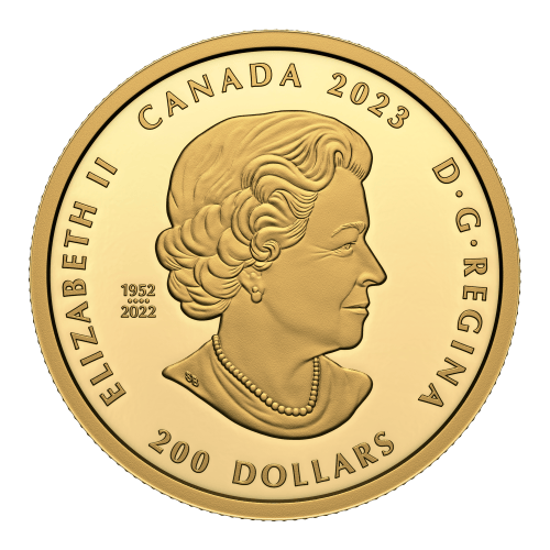 Pièce 1 once d'or Collection Pureté cristalline : Diamant De Beers Ideal cœur 2023 | Monnaie royale canadienne