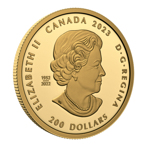 Pièce 1 once d'or Collection Pureté cristalline : Diamant De Beers Ideal cœur 2023 | Monnaie royale canadienne