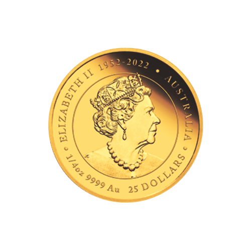 Pièce 1/4 once d'or Épreuve numismatique Lunaire Année du Dragon 2024 | Monnaie de Perth