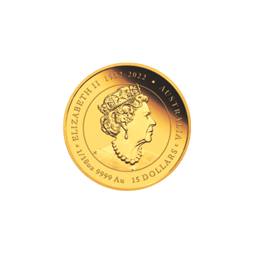 Pièce 1/10 once d'or Épreuve numismatique Lunaire Année du Dragon 2024 | Monnaie de Perth
