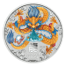 1 oz 2024 Lunar Year of the Dragon Colourized Silver Coin in Card | Perth Mint