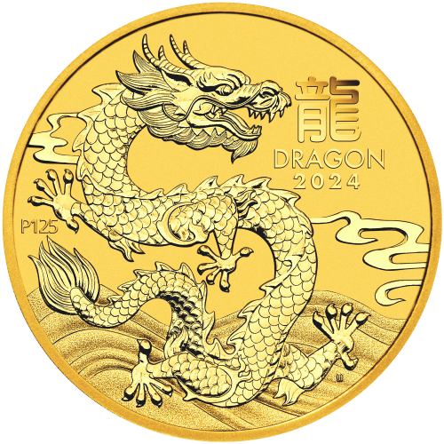 10 oz 2024 Lunar Year of the Dragon Gold Coin | Perth Mint