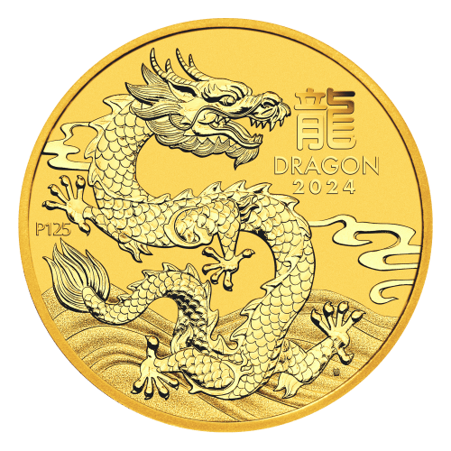 1 oz 2024 Lunar Year of the Dragon Gold Coin | Perth Mint