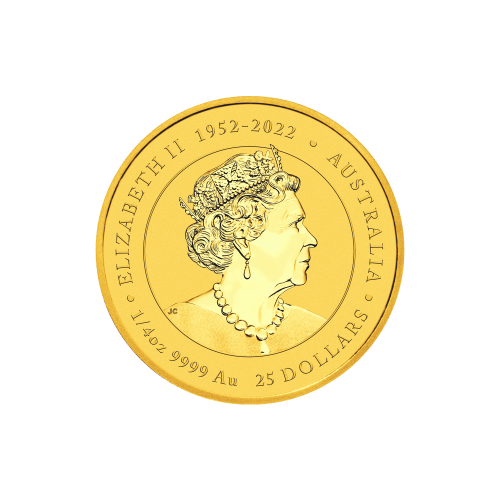 Pièce 1/4 once d'or Lunaire Année du Dragon 2024 | Monnaie de Perth