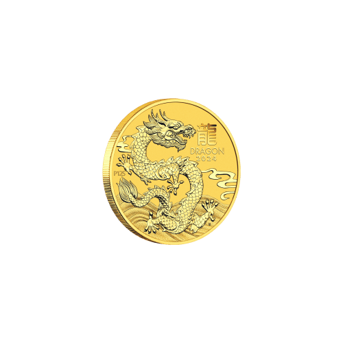 1/20 oz 2024 Lunar Year of the Dragon Gold Coin | Perth Mint