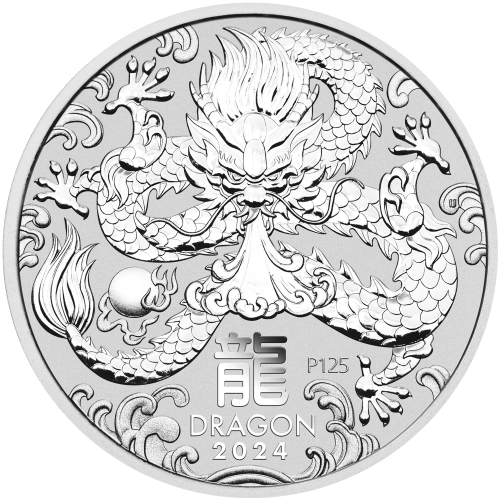 10 kilo 2024 Lunar Year of the Dragon Silver Coin | Perth Mint