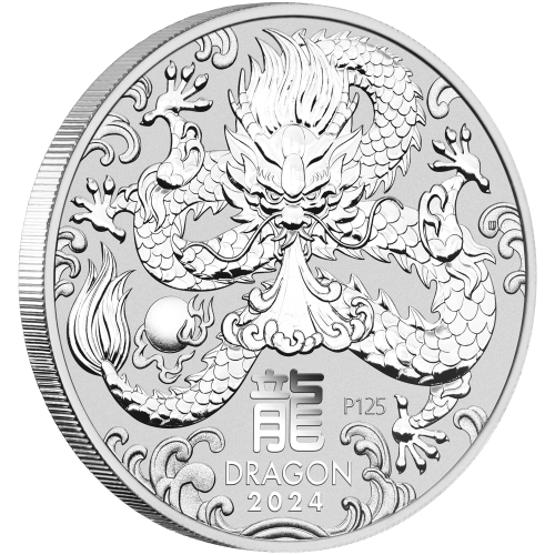 10 kilo 2024 Lunar Year of the Dragon Silver Coin | Perth Mint