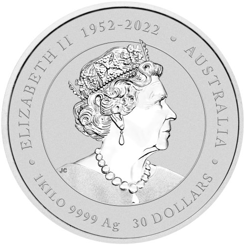 Pièce 1 kilo d'argent Lunaire Année du Dragon 2024 | Monnaie de Perth