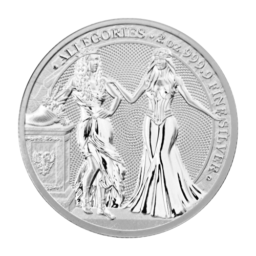 Pièce 2 onces d'argent Allégories Italia et Germania 2020 | Germania Mint