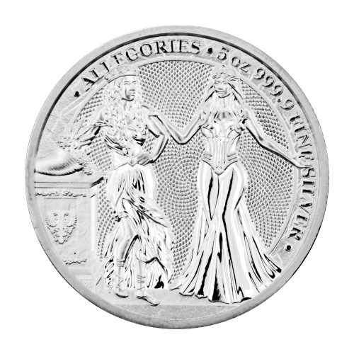 Pièce 5 onces d'argent Allégories Italia et Germania 2020 | Germania Mint