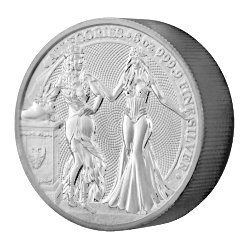 Pièce 5 onces d'argent Allégories Italia et Germania 2020 | Germania Mint