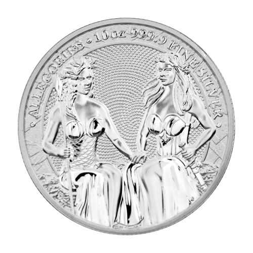 10 oz 2020 Italia & Germania Allegories Silver Coin | Germania