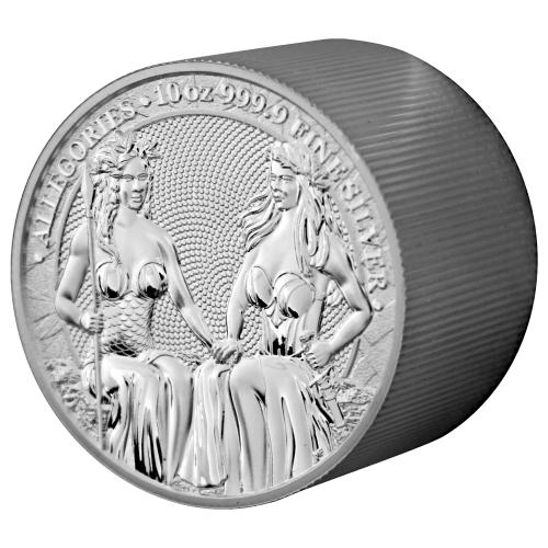 10 oz 2020 Italia and Germania Allegories Silver Coin | Germania Mint