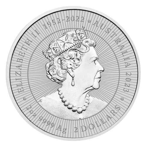 2 oz 2023 Australian Kangaroo Mom and Baby Silver Coin | Perth Mint