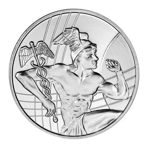1 oz Mercury Silver Round | Sunshine Minting