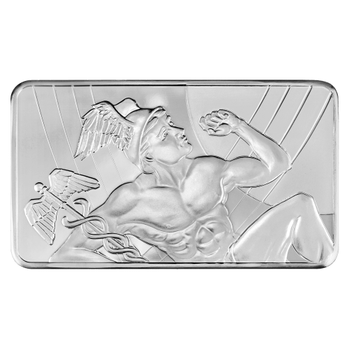 1 kilo Mercury Silver Bar | Sunshine Minting