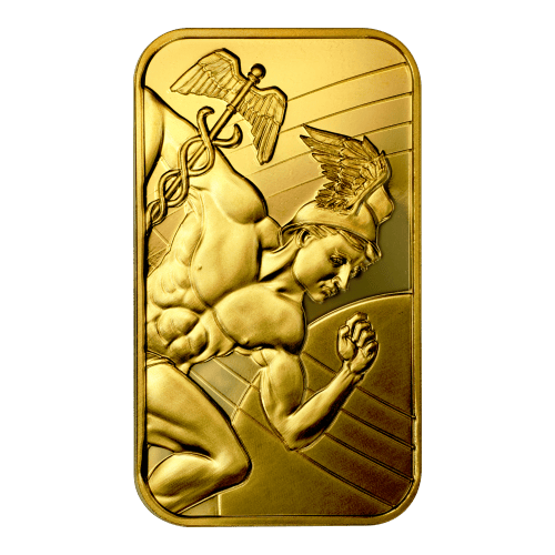 1 oz Mercury Gold Bar | Sunshine Minting