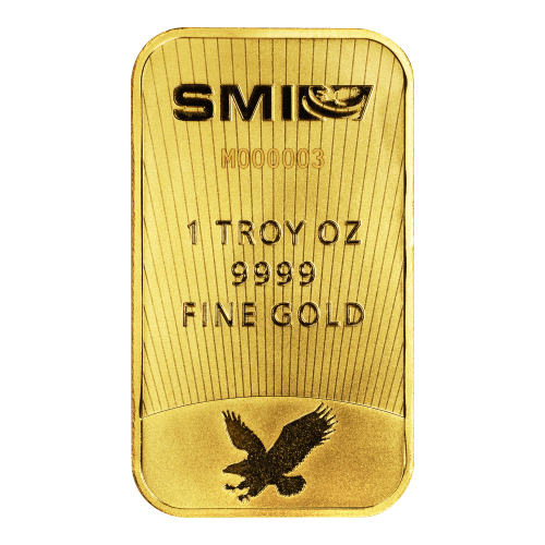 1 oz Mercury Gold Bar | Sunshine Minting