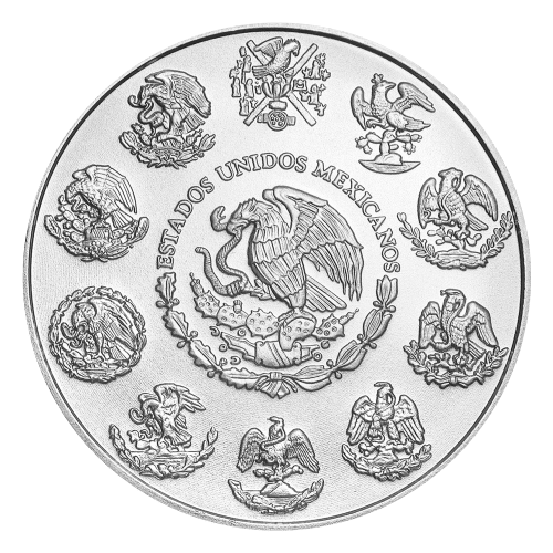 Pièce 1 once d'argent Épreuve numismatique inverse Libertad mexicaine 2023 | Monnaie mexicaine