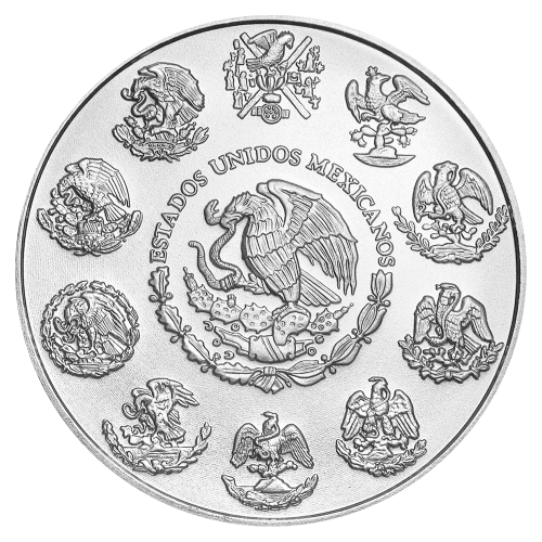 Pièce 2 onces d'argent Épreuve numismatique inverse Libertad mexicaine 2023 | Monnaie mexicaine