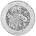 Pièce 10 onces d'argent Les Bêtes de Tudor : La licorne de Seymour 2024 | La Monnaie royale