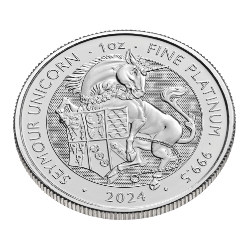 1 oz 2024 Tudor Beasts: The Seymour Unicorn Platinum Coin | The Royal Mint