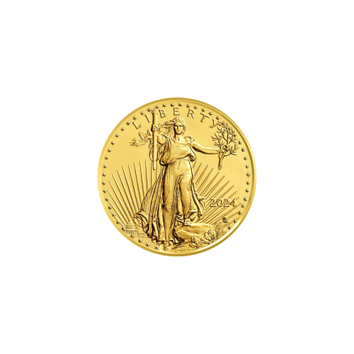 Pièce 1/10 once d'or Aigle américain 2024 | Monnaie des États-Unis