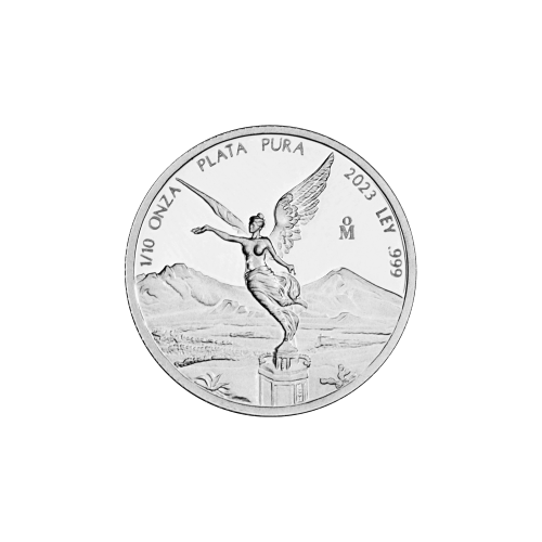 Pièce 1/10 once d'argent Épreuve numismatique Libertad mexicaine 2023 | Monnaie mexicaine