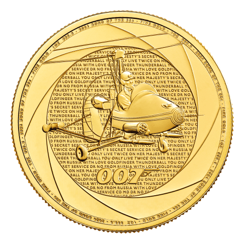 Pièce 1 once d'or James Bond des années 1960 2024 | La Monnaie royale