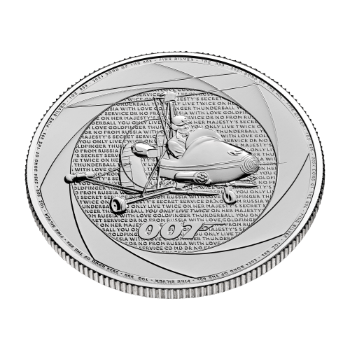 Pièce 1 once d'argent James Bond des années 1960 2024 | La Monnaie royale